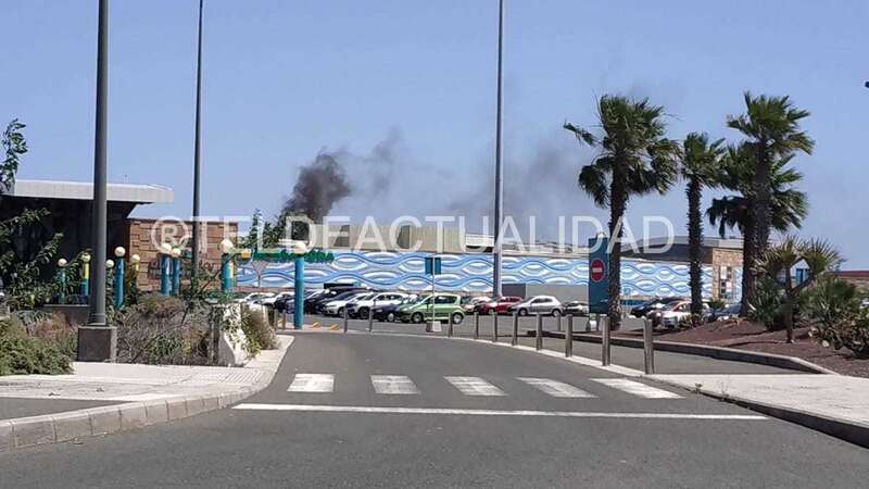 Imagen de la columna de humo / TA